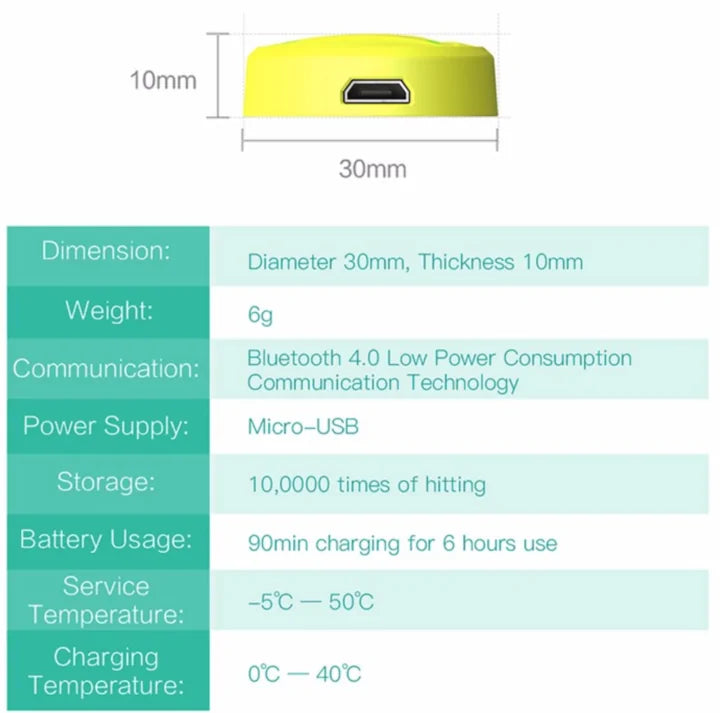 SwingShot - Champion Smart Tennis Sensor